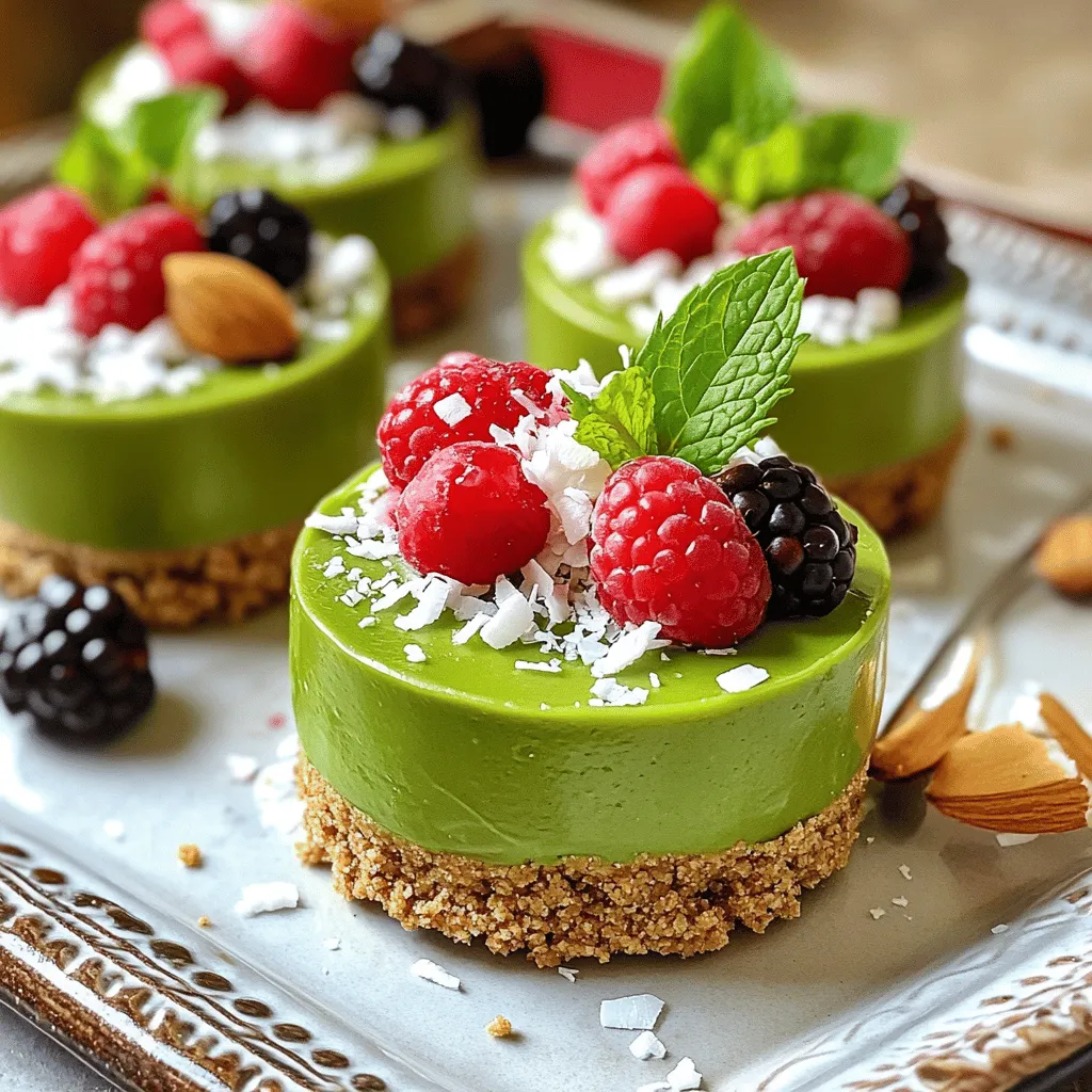 No-Bake Matcha Cheesecake Cups Delightful Treat