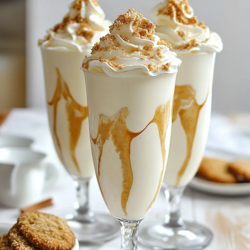 Gingerbread Cookie Milkshake Festive Flavor Delight