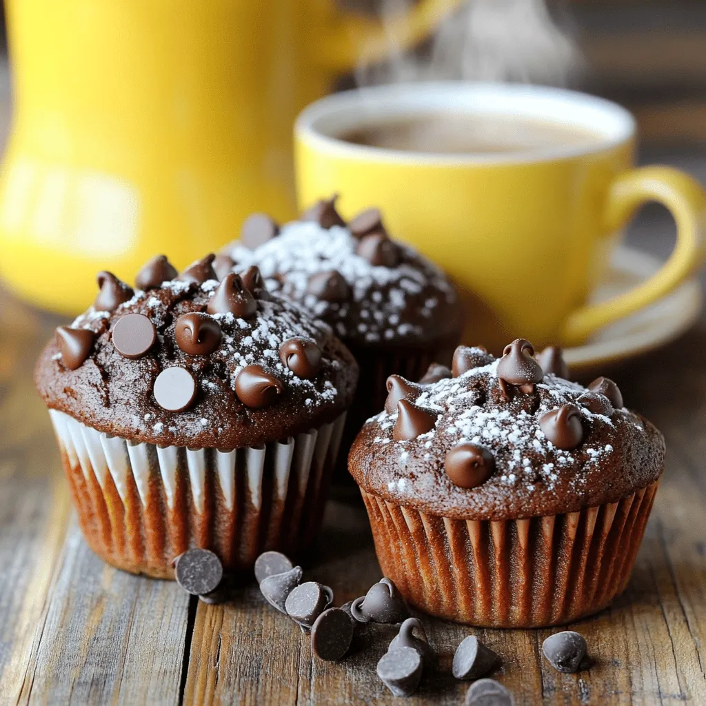 Bakery-Style Chocolate Chip Espresso Muffins Delight
