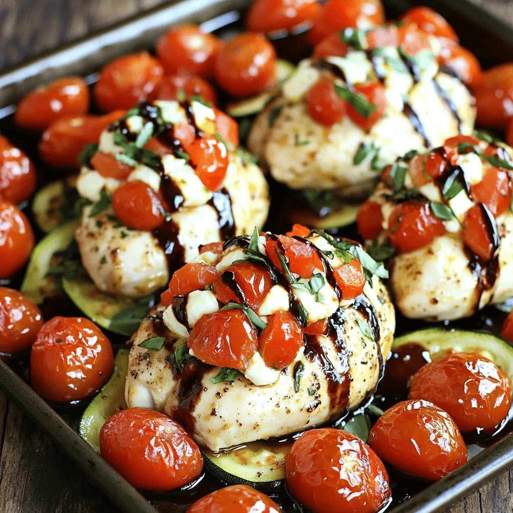 Sheet Pan Caprese Stuffed Chicken Flavorful and Easy