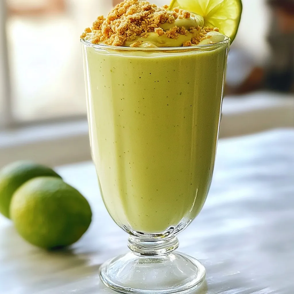 Key Lime Pie Smoothie Refreshing and Tangy Delight