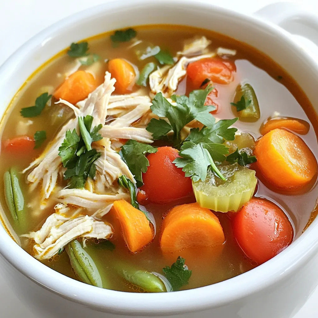 Hearty Chicken Vegetable Soup Comfort in a Bowl