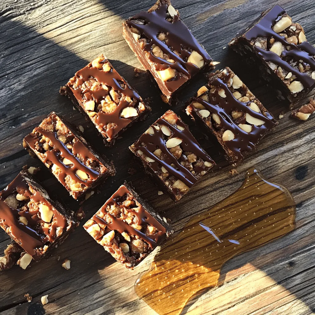 Peanut Butter Chocolate Energy Bars Simple Recipe