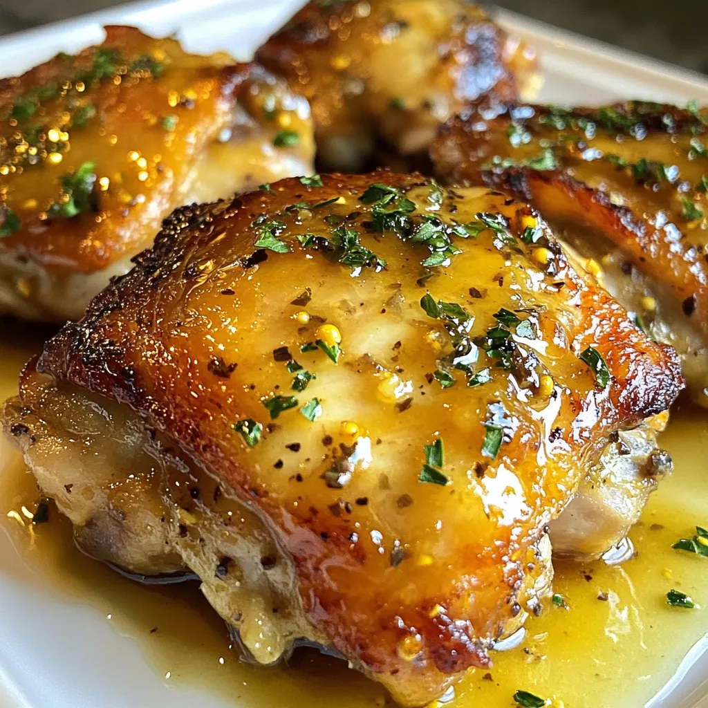 Honey Mustard Chicken Thighs Simple and Tasty Recipe