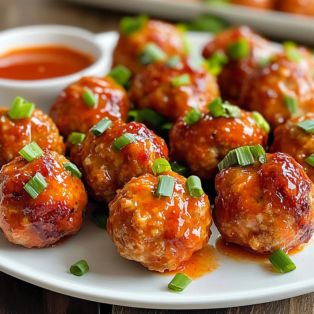 Buffalo Turkey Meatballs Flavorful and Easy Recipe