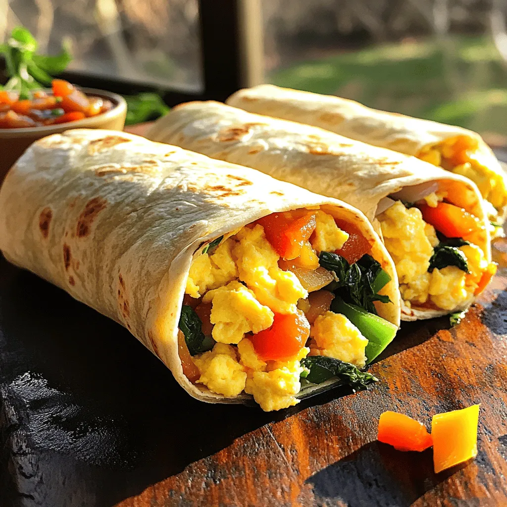 TikTok Tortilla Egg Breakfast Wraps Easy and Tasty Meal