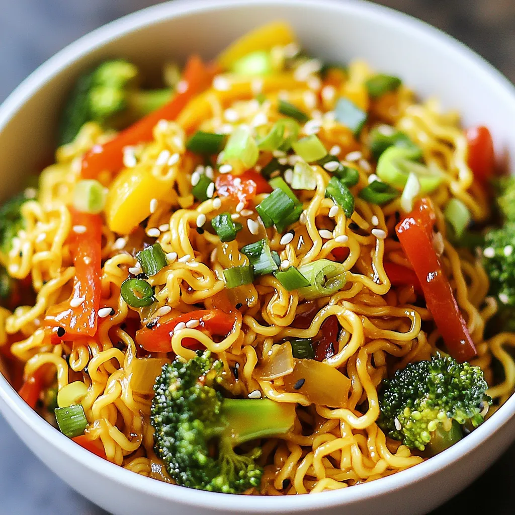 Spicy Garlic Ramen Stir-Fry Flavors That Wow