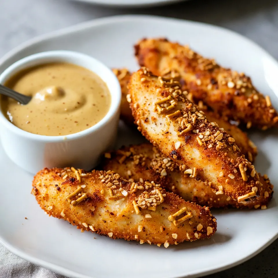 Pretzel Crusted Chicken Strips Crispy and Simple Meal