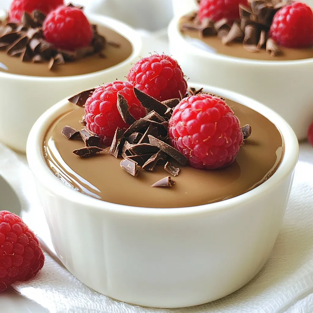Chocolate Espresso Panna Cotta Decadent Dessert Delight
