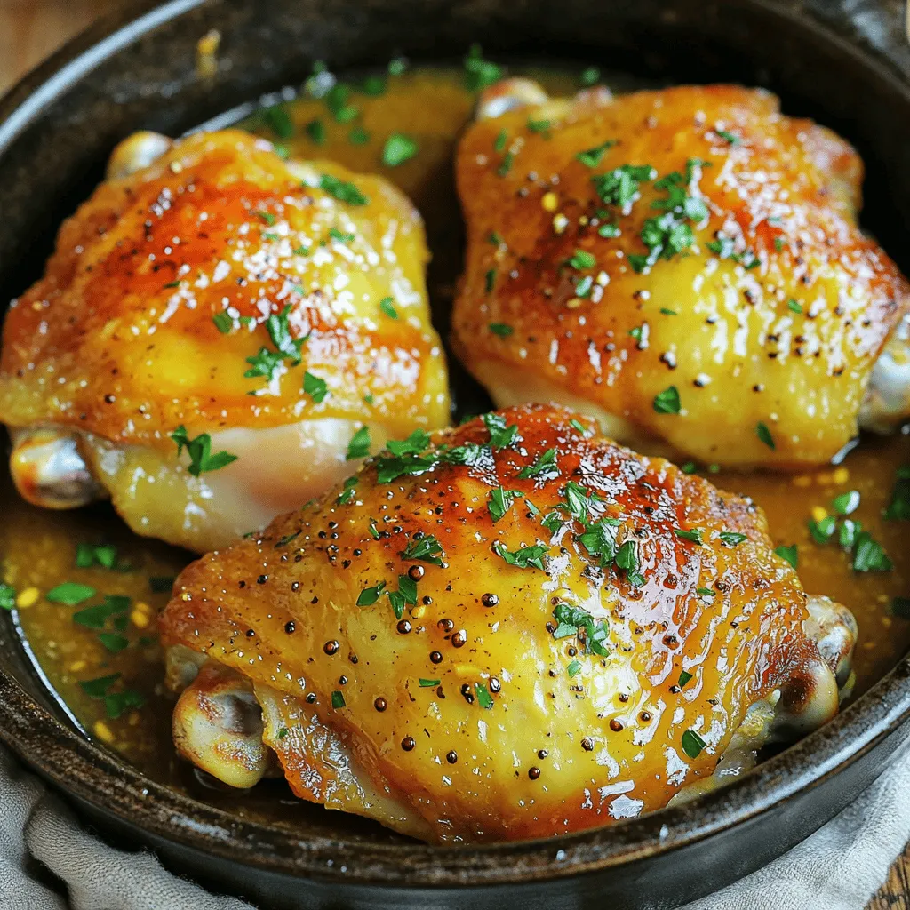 Honey Mustard Chicken Thighs Flavorful Weeknight Meal
