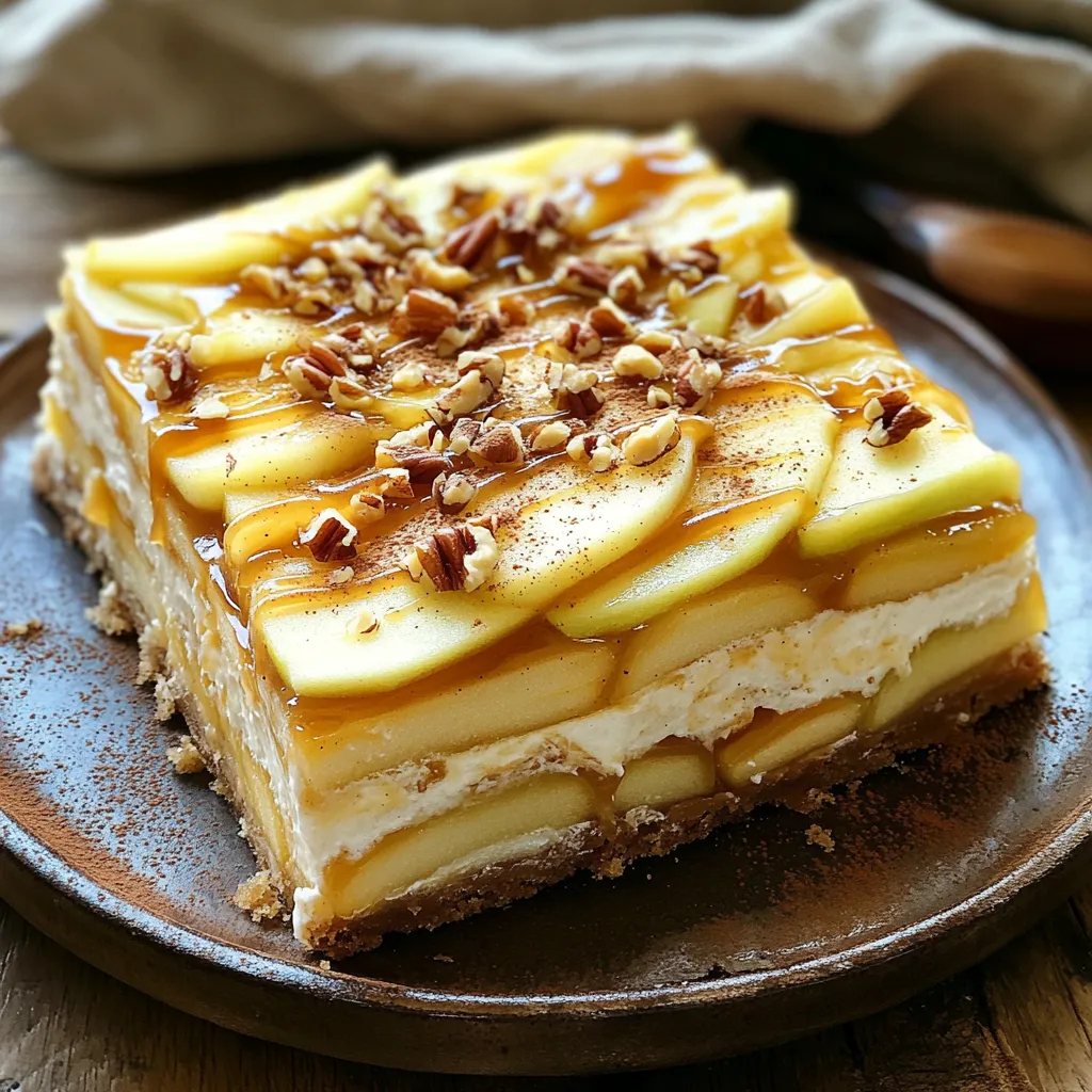 Caramel Apple Icebox Cake Quick and Easy Recipe