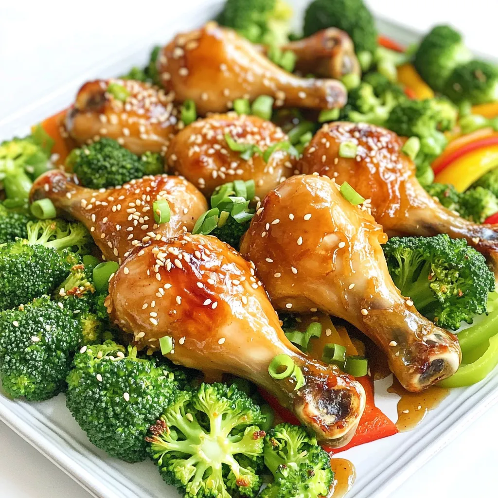 Sheet-Pan Honey Garlic Chicken Drumsticks Delight
