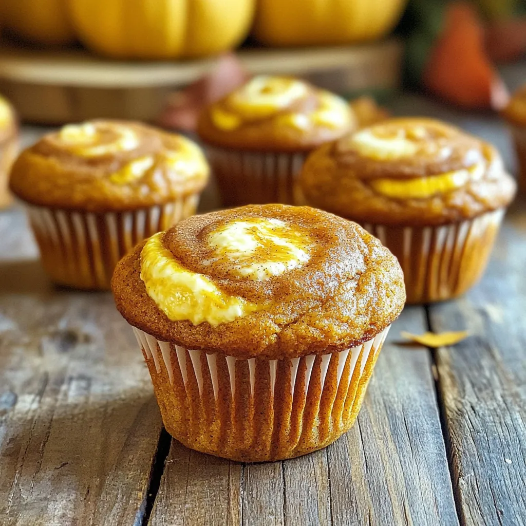 Pumpkin Cheesecake Muffins Perfect for Fall Baking
