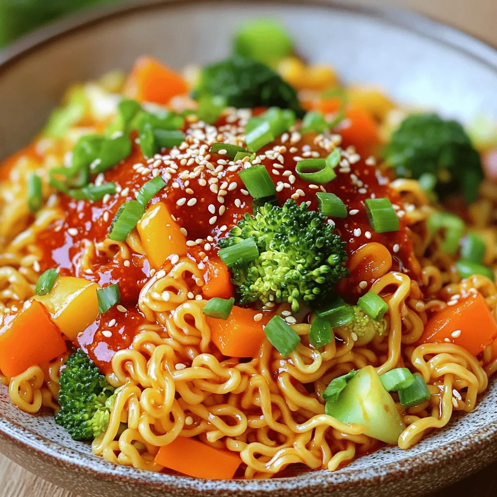 Minute Gochujang Noodles Quick and Tasty Meal