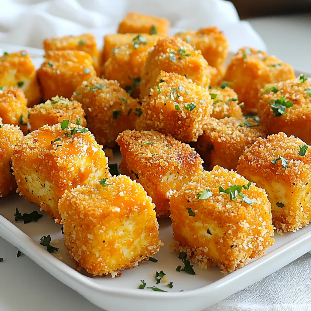 Buffalo Tofu Bites Crispy and Flavorful Snack Recipe
