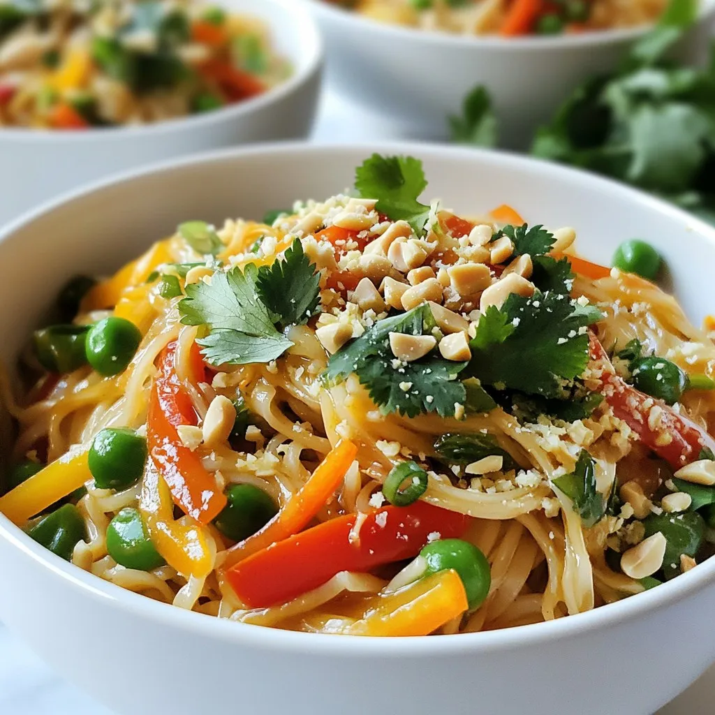 Spicy Thai Peanut Noodles Delightful and Flavorful Meal