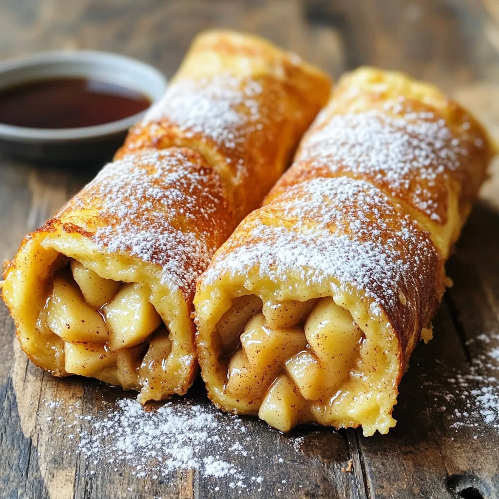 Cinnamon Apple French Toast Roll Ups Deliciously Simple