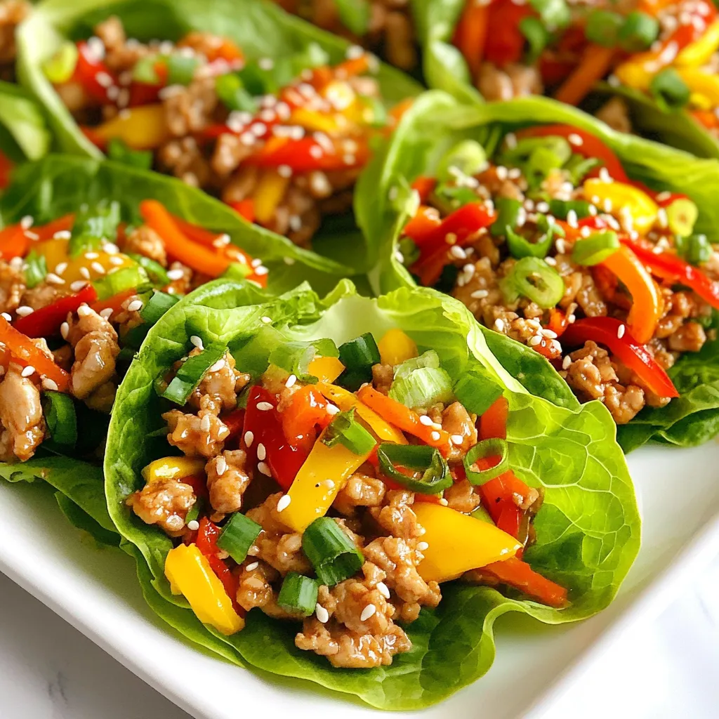 Savory Sesame Chicken Lettuce Wraps for Easy Meal