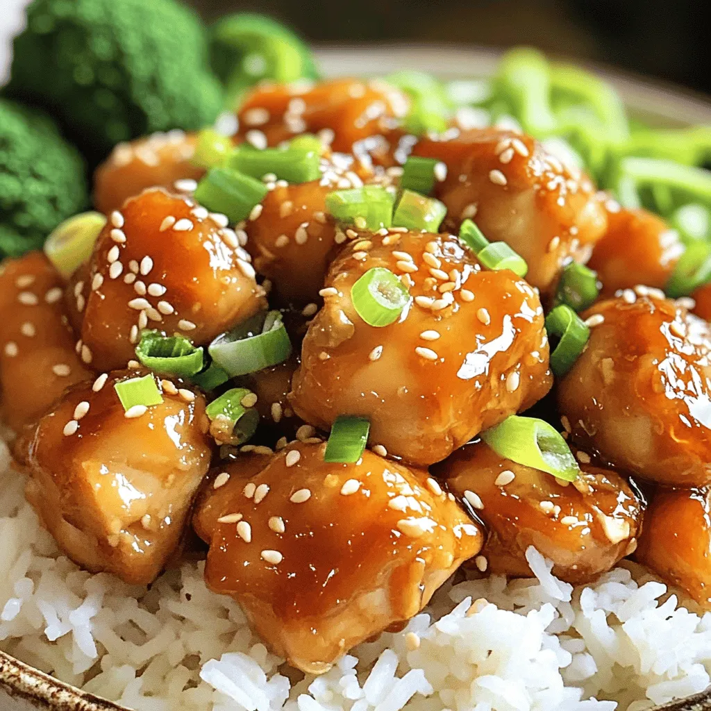 Honey Garlic Sesame Chicken Quick and Tasty Recipe