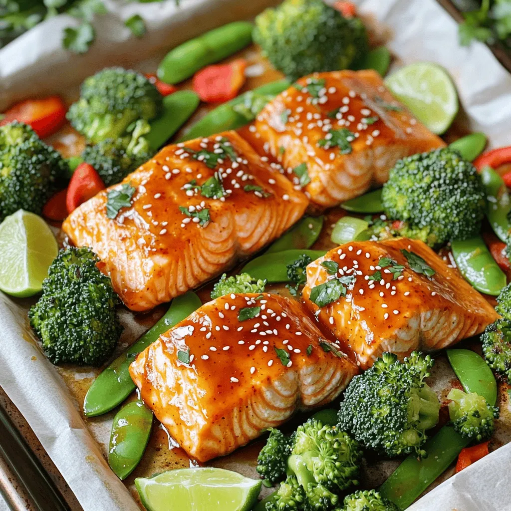 Sheet Pan Sweet Chili Ginger Salmon Flavor Explosion