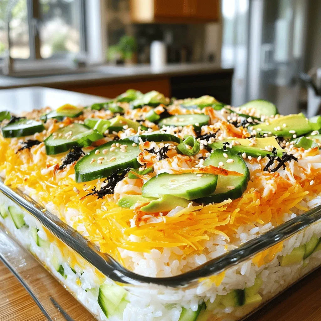 Viral Sushi Bake Casserole Simple and Tasty Recipe