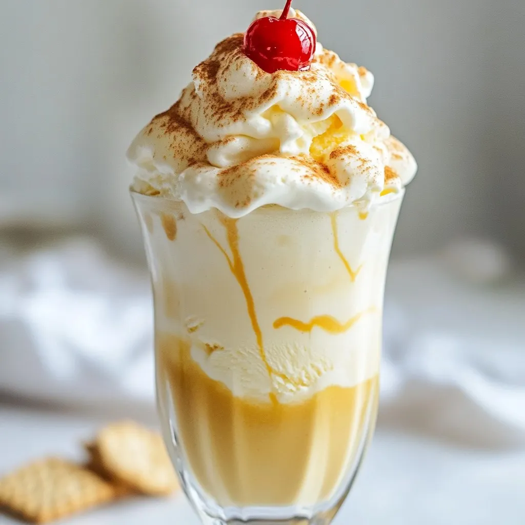 Eggnog Ice Cream Float Festive and Refreshing Treat