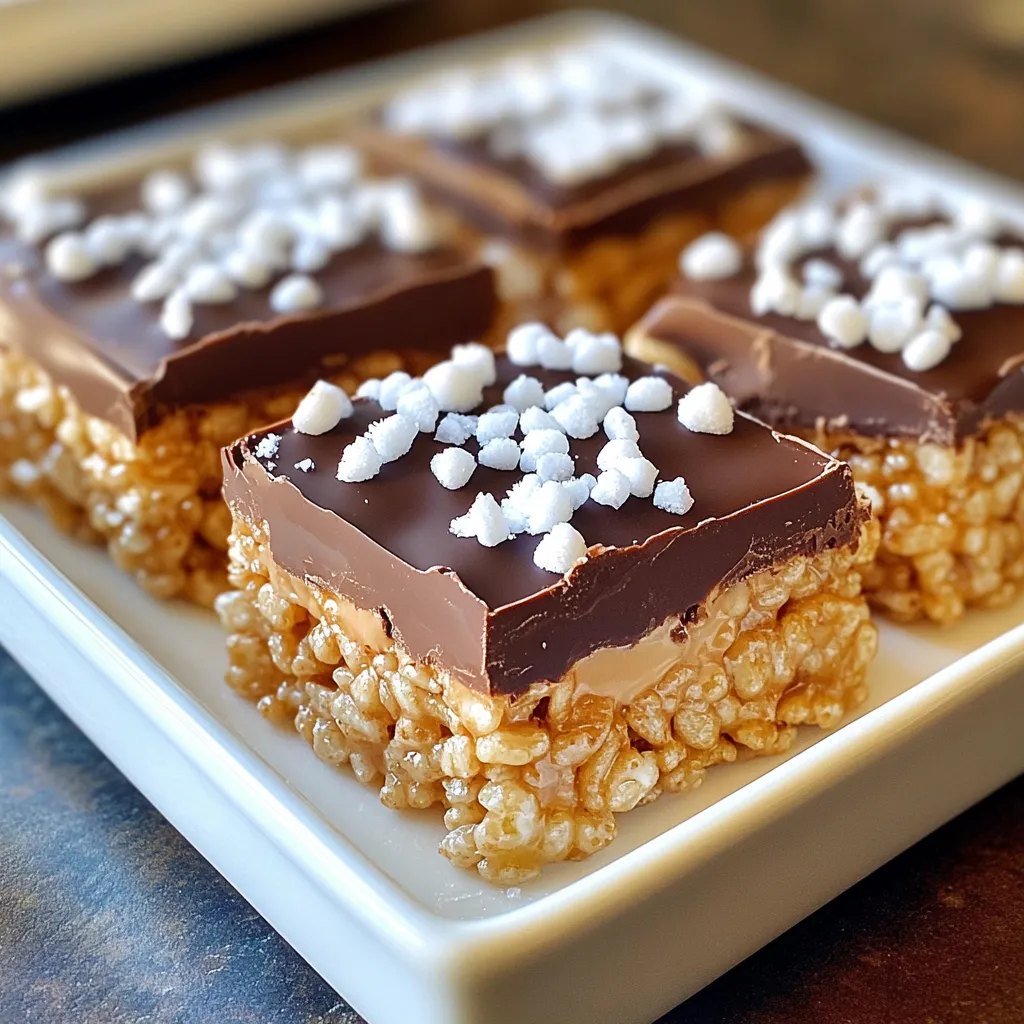 Chocolate Covered Rice Krispie Treats Delightful Snack