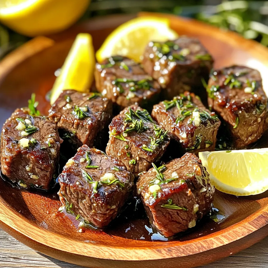 Garlic Butter Herb Steak Bites Flavorful and Simple Dish