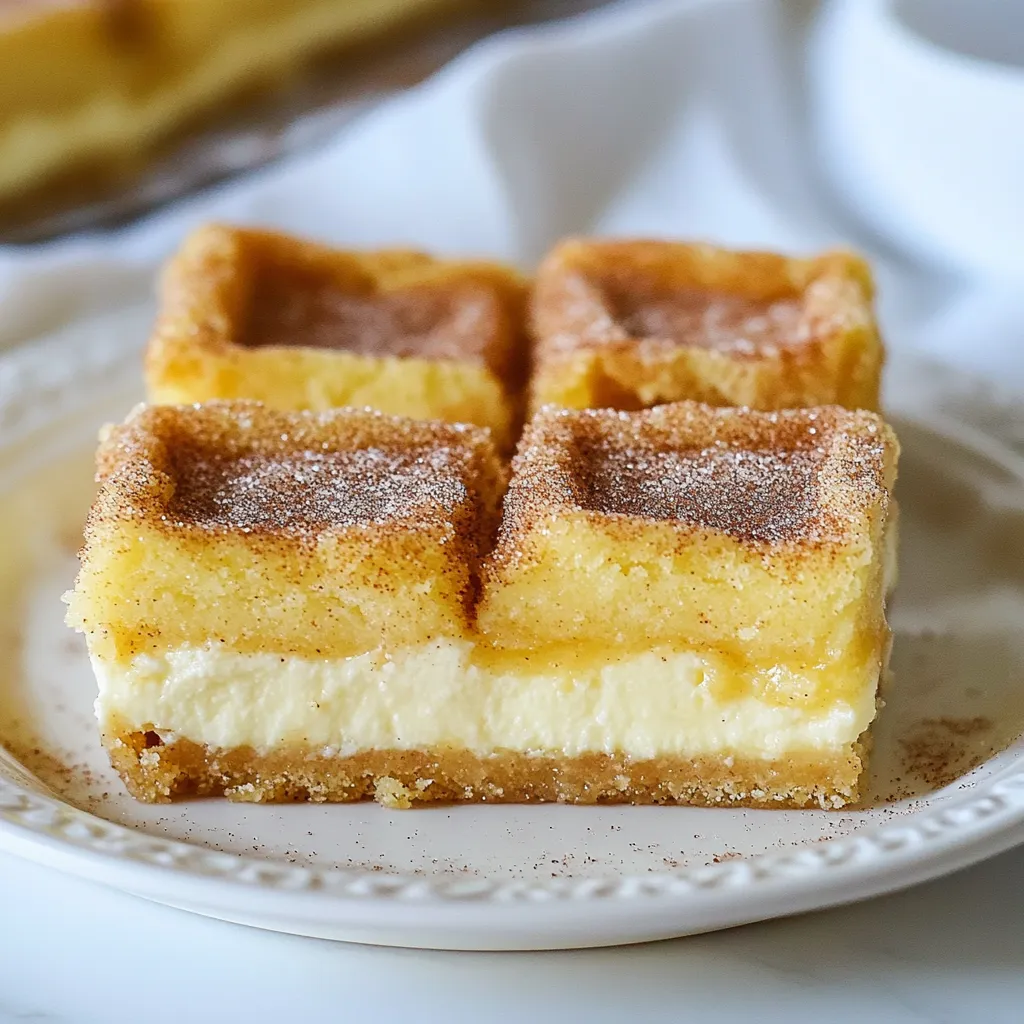 Churro Cheesecake Bars Tasty and Easy Dessert Treat