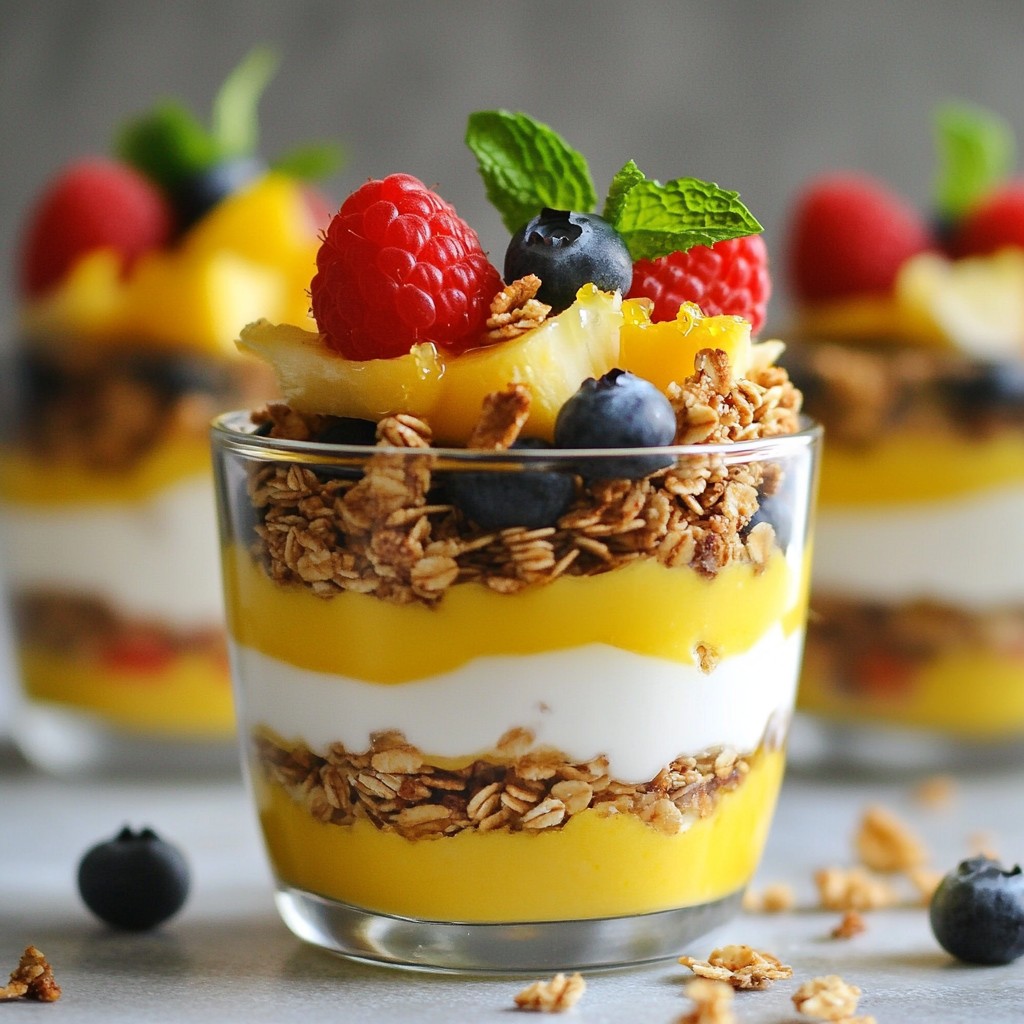 Lemon Berry Yogurt Parfait Fresh and Flavorful Treat
