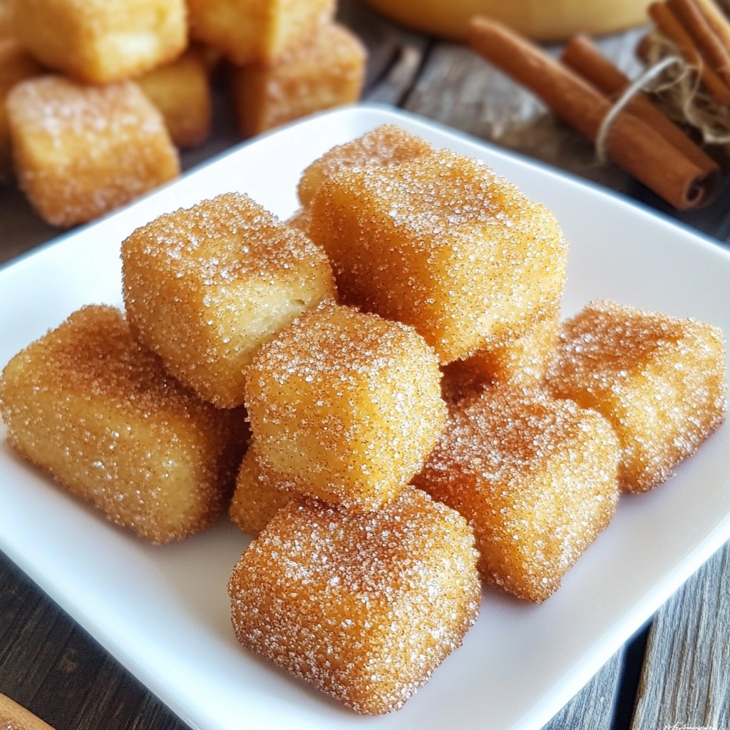 Cinnamon Sugar Churro Bites Irresistibly Sweet Snack