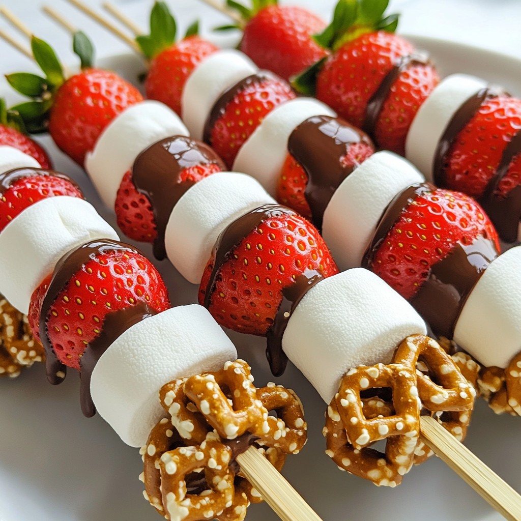 Chocolate Dipped Strawberry Kabobs Easy and Fun Treat