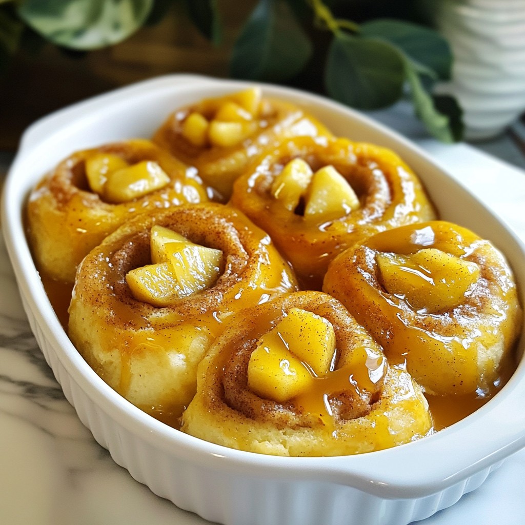 Caramel Apple Cinnamon Rolls Irresistible Sweet Treat