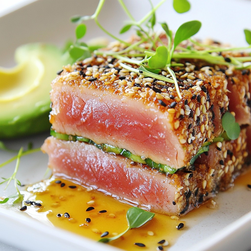 Sesame Crusted Ahi Tuna Flavorful and Easy Recipe