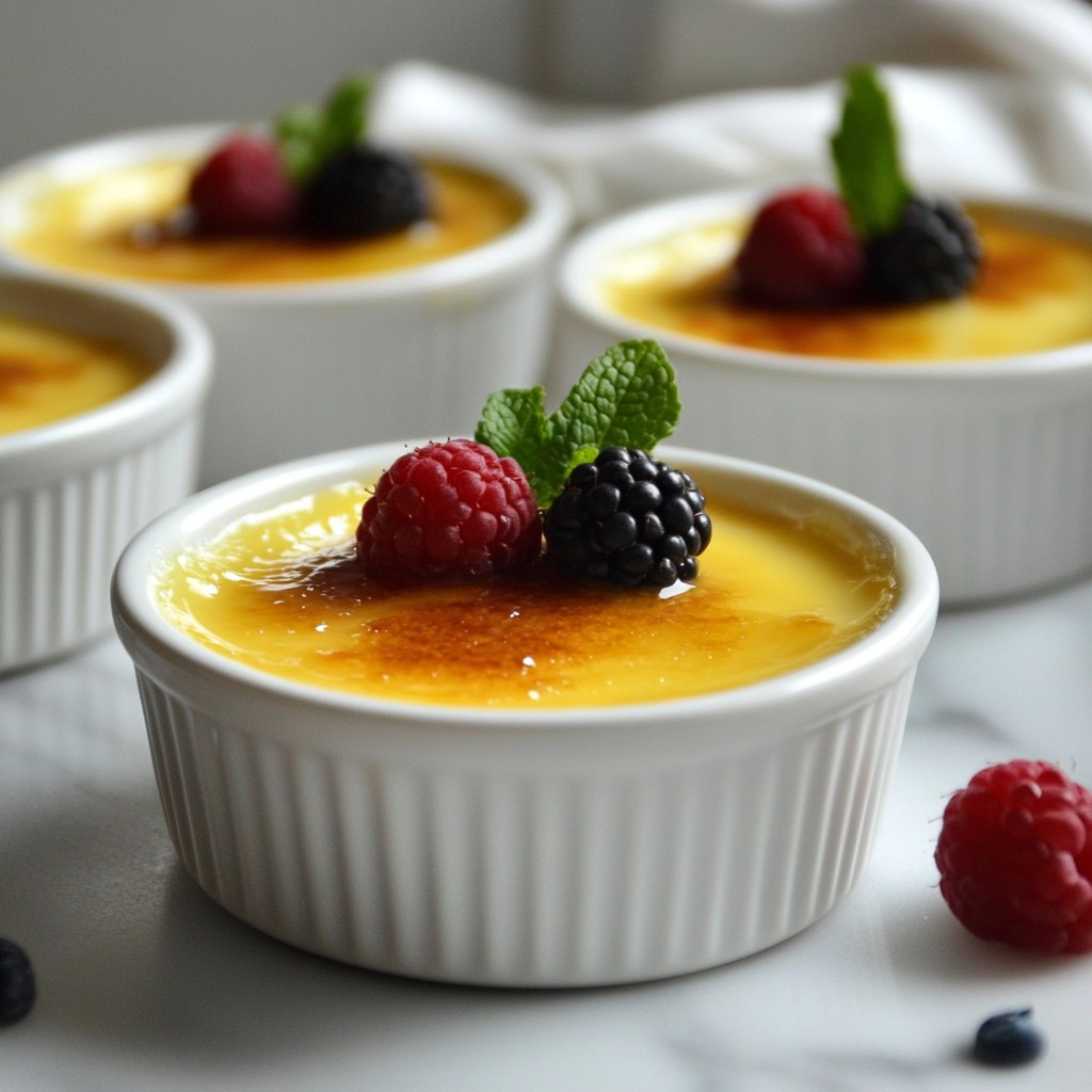 Vanilla Bean Crème Brûlée Simple and Elegant Dessert