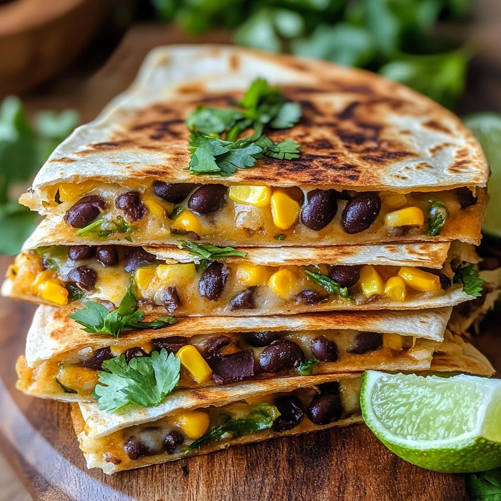 Chipotle Black Bean Quesadillas Delicious and Easy Recipe