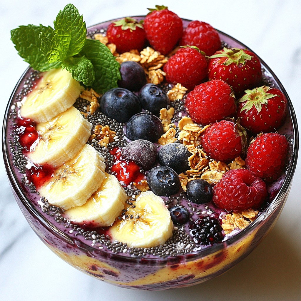 Berry Banana Acai Bowl Simple and Healthy Delight
