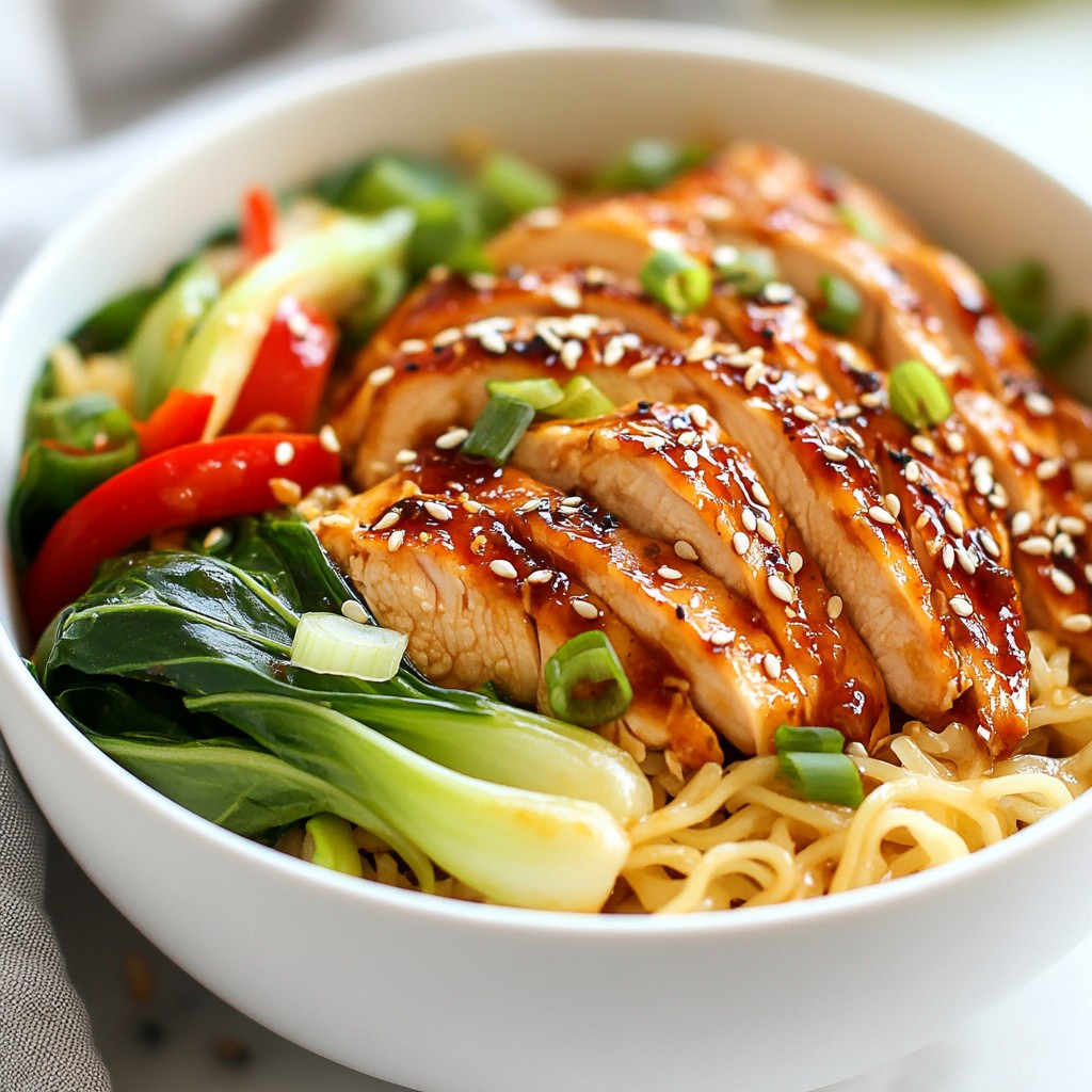 Spicy Sesame Chicken Noodles Easy Dinner Delight