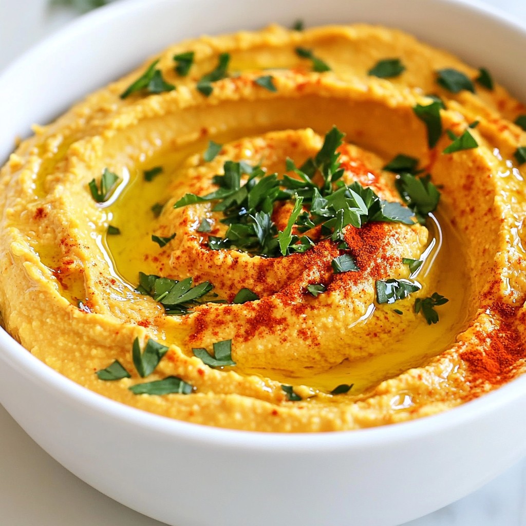 Roasted Red Pepper Hummus Flavorful and Easy Dip