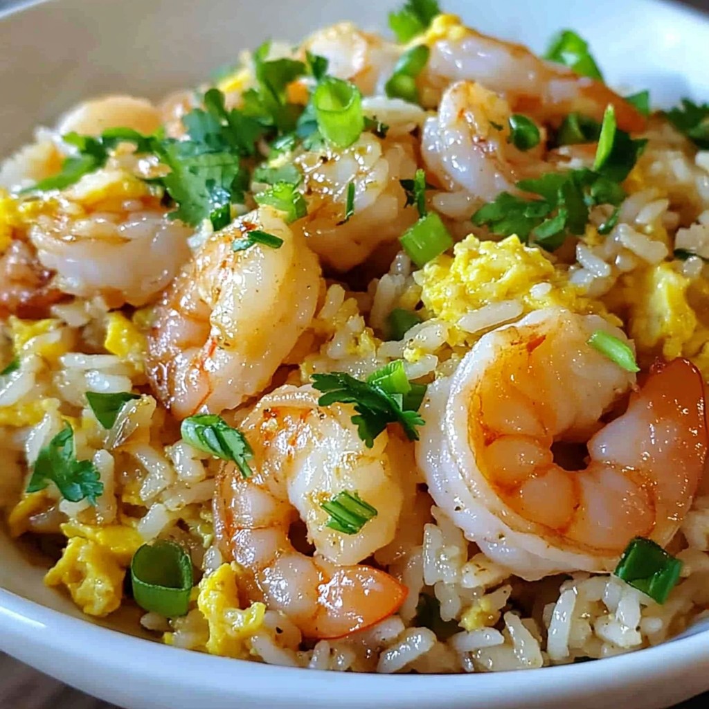 Spicy Garlic Shrimp Fried Rice Flavorful and Easy Recipe