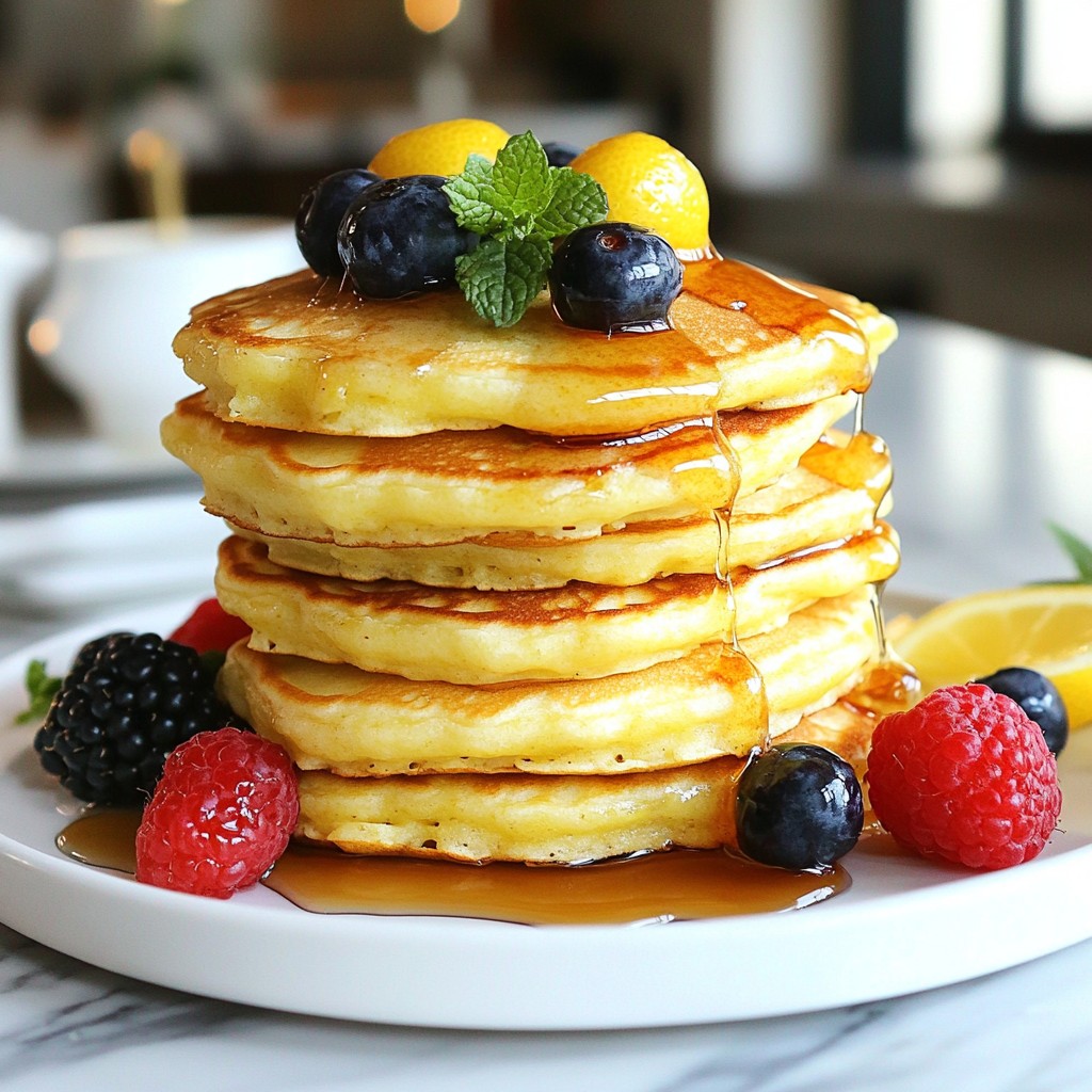 Lemon Ricotta Pancakes Delicious and Fluffy Recipe