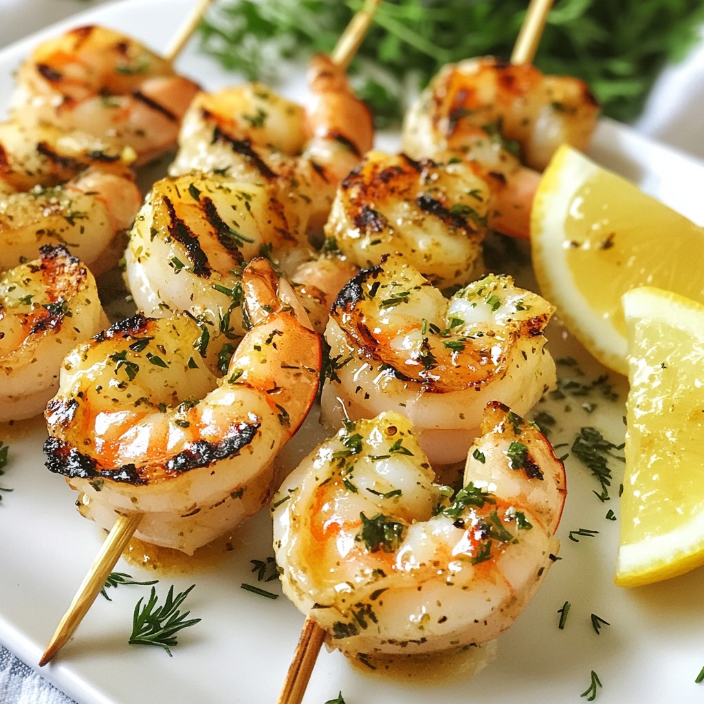 Lemon Herb Grilled Shrimp Flavorful and Easy Delight