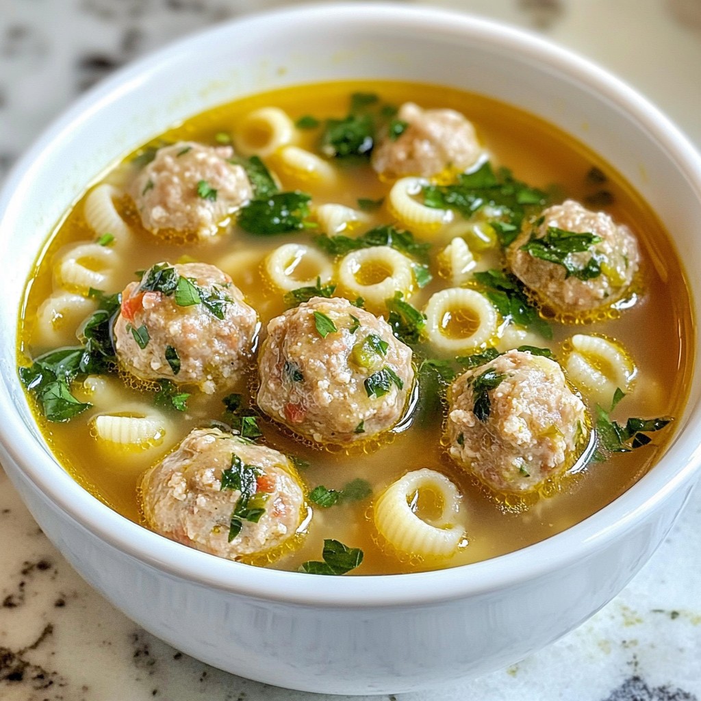 Italian Wedding Soup Flavorful and Hearty Comfort Food