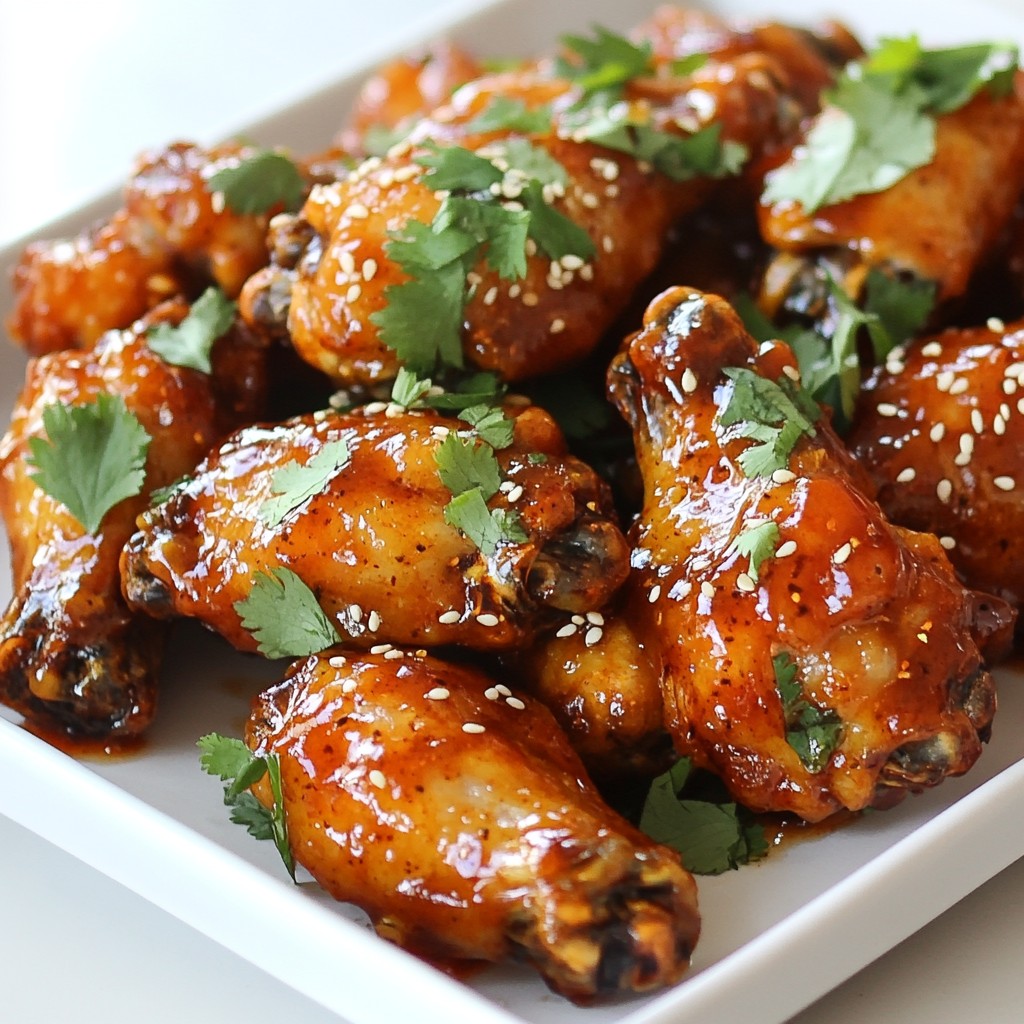 Spicy Sriracha Honey Wings Tasty and Easy Recipe