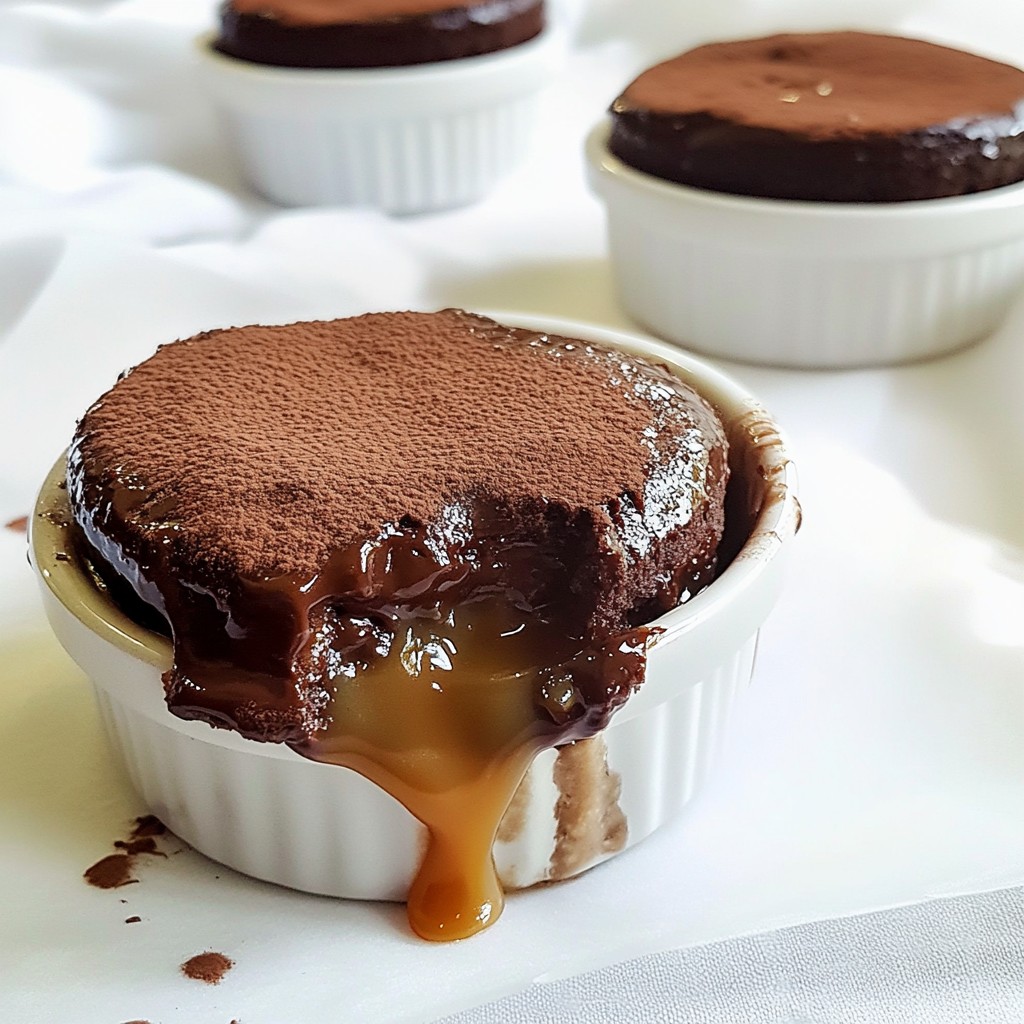 Chocolate Caramel Lava Cakes Irresistible Dessert Treat