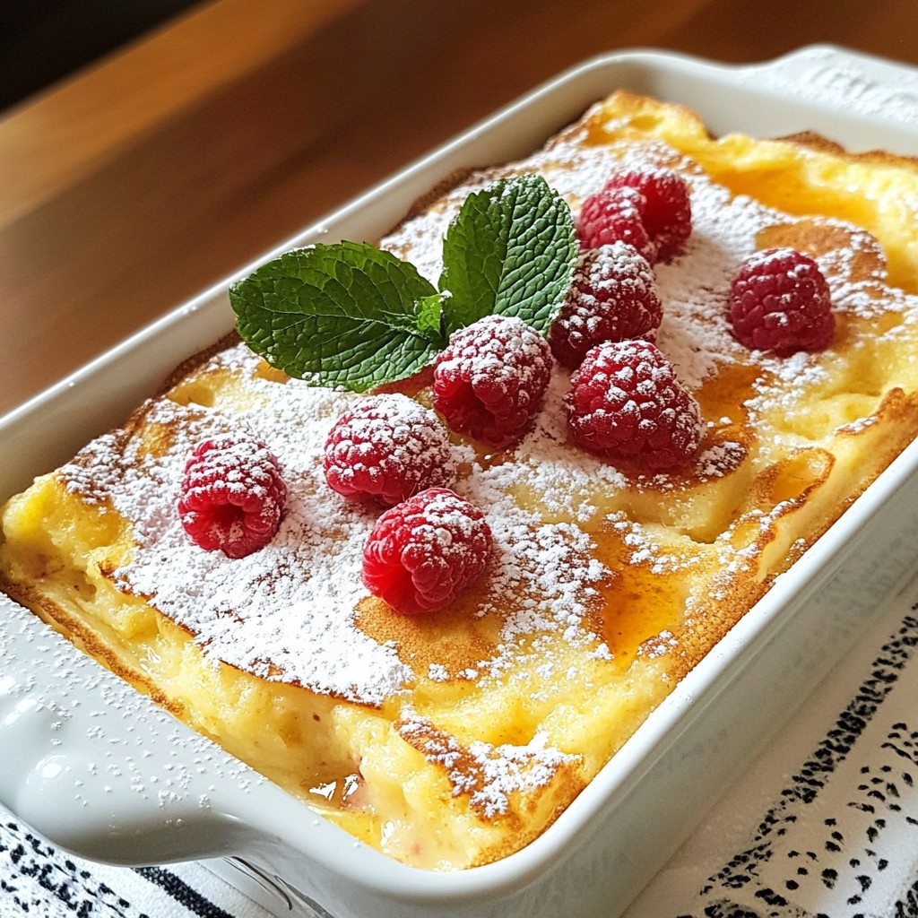 Lemon Raspberry Pancake Casserole Simple and Tasty