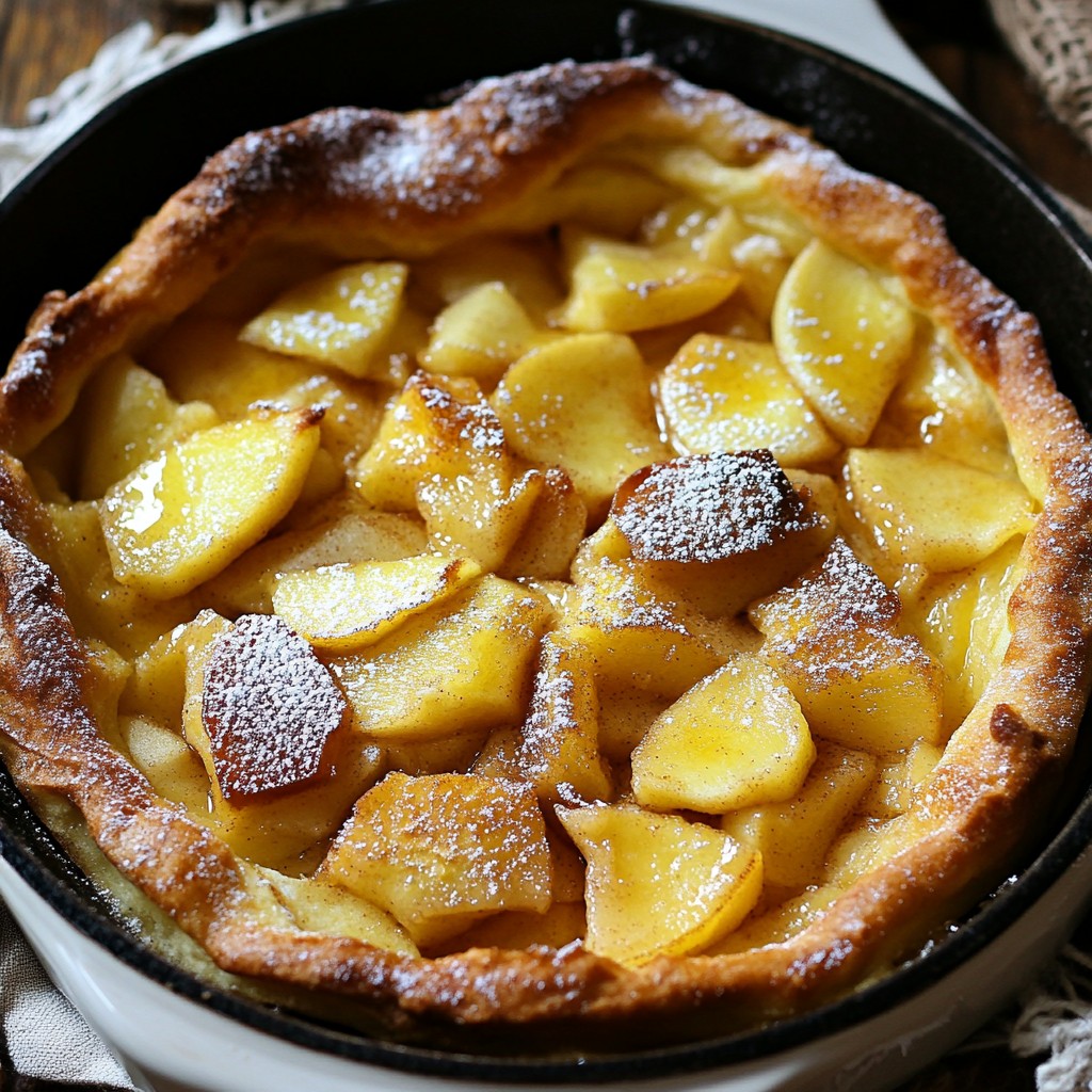 Cinnamon Apple Dutch Baby Delightful and Fluffy Treat