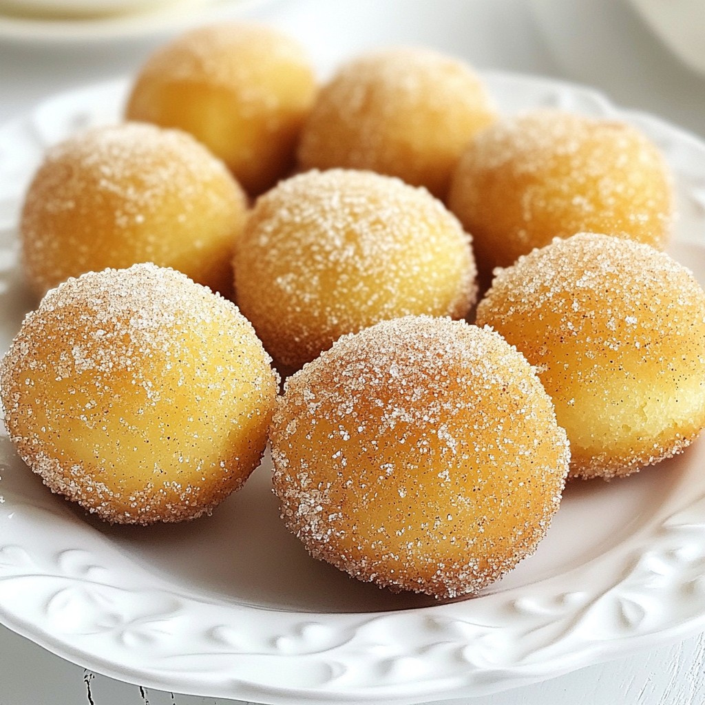 Cinnamon Sugar Donut Holes Irresistible and Simple Recipe