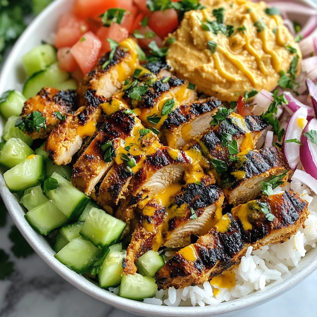 Savory Chicken Shawarma Rice Bowls Easy Meal Prep