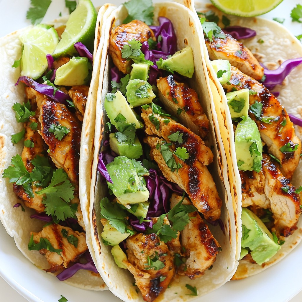 Honey Lime Chicken Tacos Flavorful and Easy Recipe